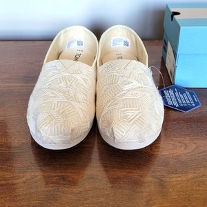 Toms Alparagata white lace